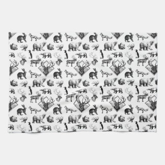 Serviette de thé pour animaux d'hiver