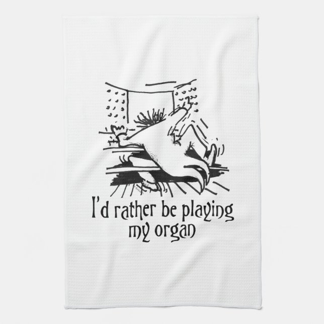 Serviette de thé pour orgue (Vertical)