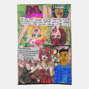 Serviette de toilette-café serviette de cuisine