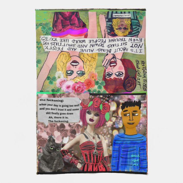 Serviette de toilette-café serviette de cuisine (Vertical)