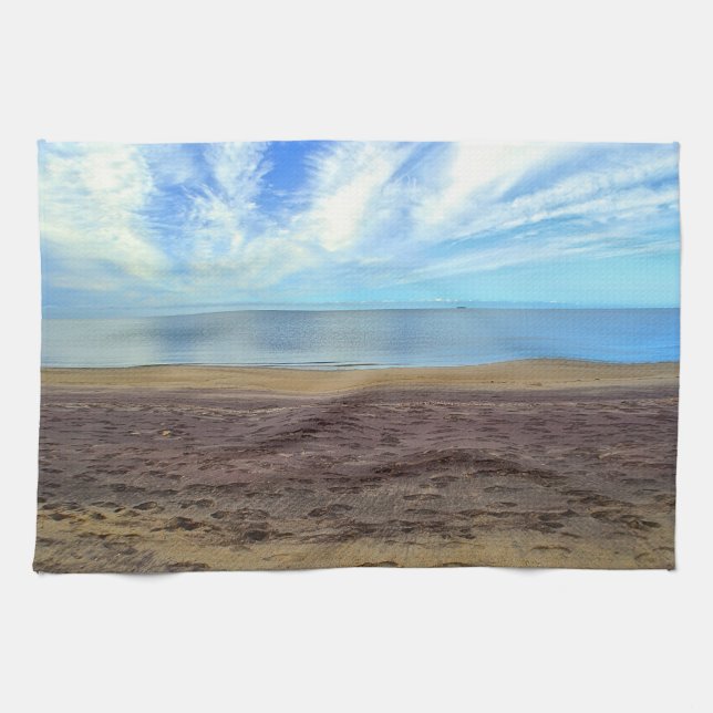 Serviette de toilette de sable pourpre (Horizontal)