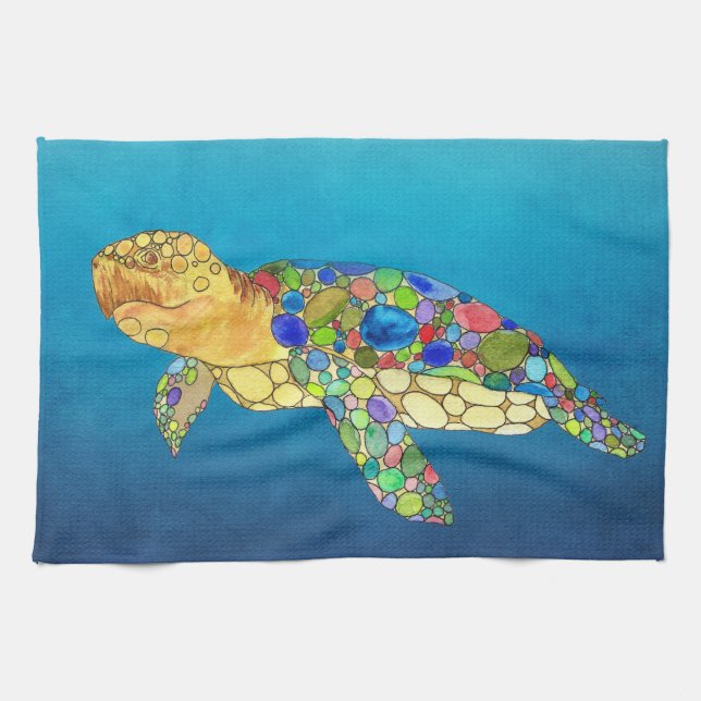 Serviette de tortue (Horizontal)
