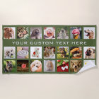 Serviette de VOTRE plage faite sur commande de