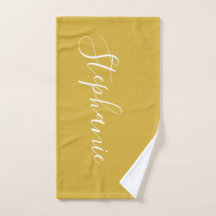 Serviette d'entraînement monogramme personnalisée 