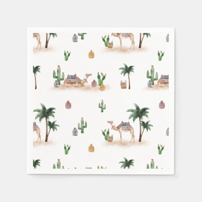 Serviette desert Kamele Napkin (Front)