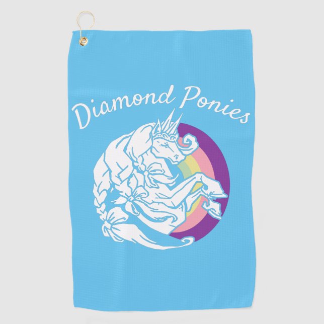 Serviette Diamond Ponies (Devant)