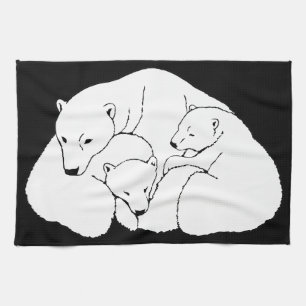 Serviette d'ours polaire Mère & Cubs Porter Servie