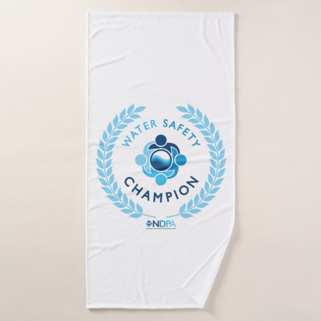 Serviette du champion de la sécurité nautique (Serviette de bain)