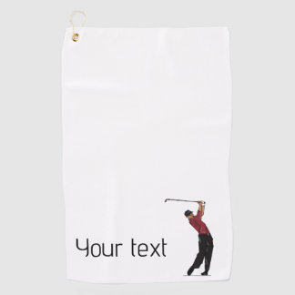 Serviette du club de golf Logo Personnalisé