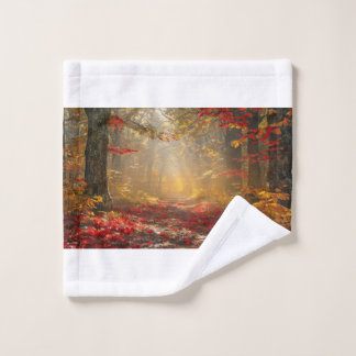 Serviette en feuillage d'automne