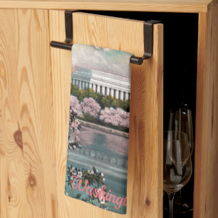 Serviette en fleurs de cerisier