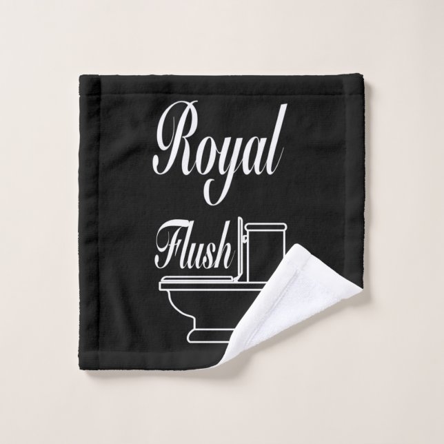 Serviette en linge Royal Flush (Gant de toilette)