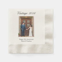 10e Anniversaire de Mariage Photo Personnalisée