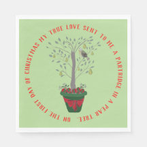 12 jours de perdrix de Noël dans un arbre à poires