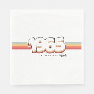 Serviette En Papier 1965 The birth of legends
