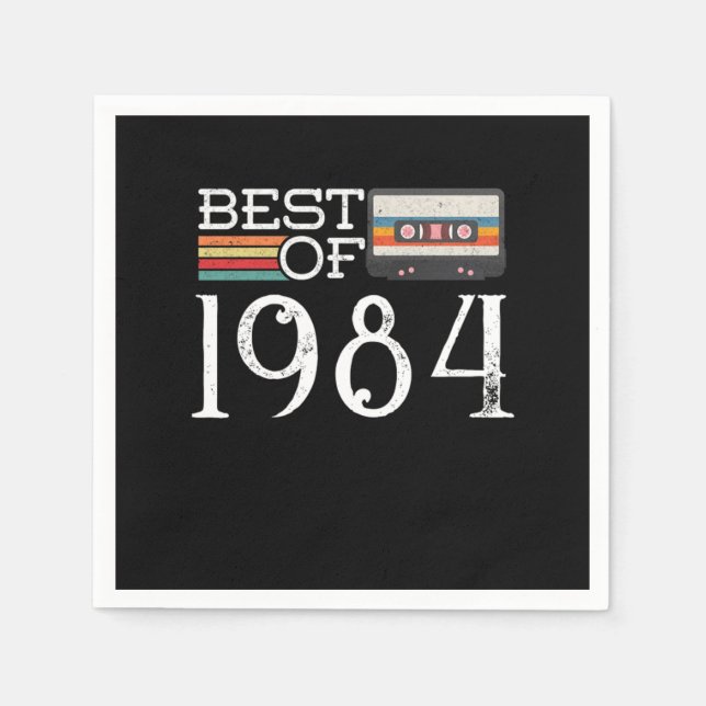 SERVIETTE EN PAPIER 1984 (Devant)