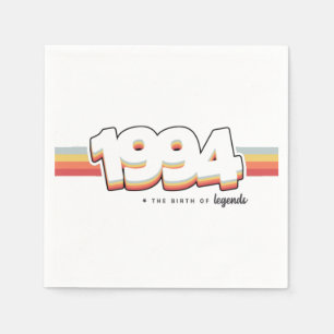 Serviette En Papier 1994 La naissance des légendes