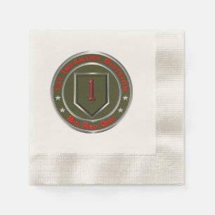 Serviette En Papier 1re division d'infanterie