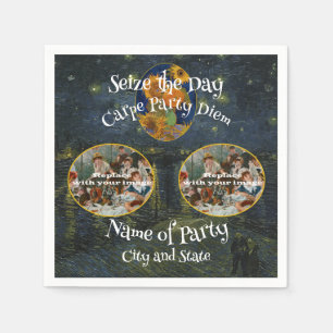 Serviette En Papier 2024 Réunion de l'école secondaire Anniversaire Va