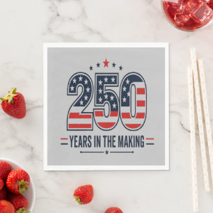Serviette En Papier 250e anniversaire des États-Unis