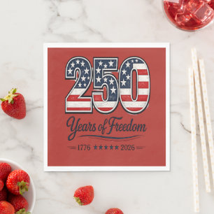 Serviette En Papier 250e anniversaire des États-Unis