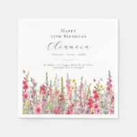 25e anniversaire Août Mois de naissance Fleur Glad