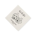 2 Chiens Dessin Doodle Nous faisons trop Mariage