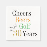30e anniversaire Cheers and Beers Golf Party