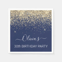 30e anniversaire Marine Blue Gold Parties scintill