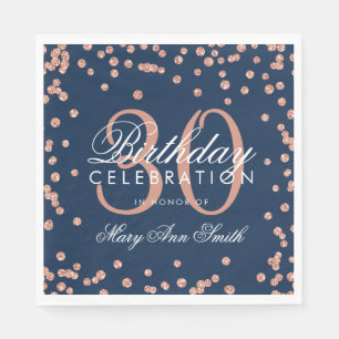 Serviette En Papier 30èmes confettis de parties scintillantes