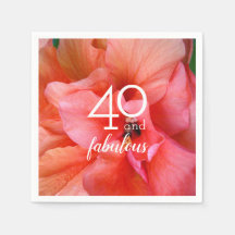 40 et Fabuleux Fleur Photo Anniversaire