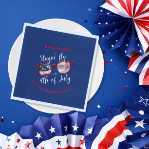 Serviette En Papier 4 juillet