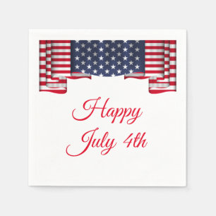 Serviette En Papier 4 juillet Papier Napkins