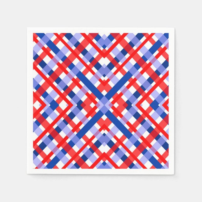 Serviette En Papier 4 juillet Papier serviettes (Devant)