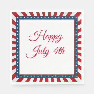 Serviette En Papier 4 juillet Papier serviettes