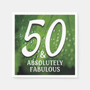 Serviette En Papier 50   Absolument fabuleux   Naples Green Party