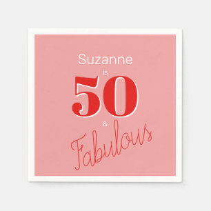 Serviette En Papier 50 ans et fabuleux 50e anniversaire de la modernit