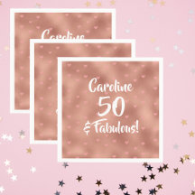 50 et fabuleux anniversaire personnalisé