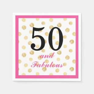 Serviette En Papier 50 et serviette de papier fabuleuse de fête