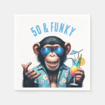 50 et Singe Funky Anniversaire 50 ans