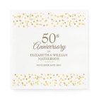 50e Anniversaire Gold Love Hearts Confetti