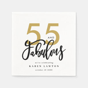 Serviette En Papier 55 et fabuleux serviettes de fête d'anniversaire o