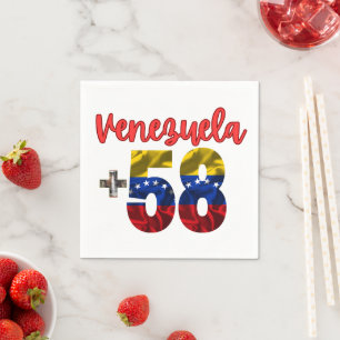 Serviette En Papier 58 Venezuela Fierté Racines authentiques du Venezu