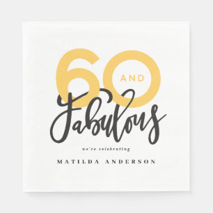 Serviette En Papier 60 ans de typographie moderne