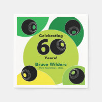 60e Bowls de pelouse Barefoot Bowling Anniversaire