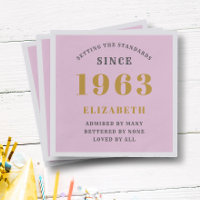60th Birthday Born 1963 Ajouter Nom Rose Grey