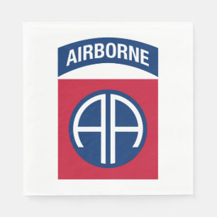 Serviette En Papier 82e division aéroportée Insignia