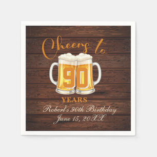Serviette En Papier À 90 ans 
