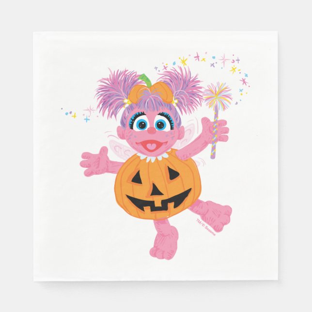 Serviette En Papier Abby Cadabby | Cute comme Citrouille (Devant)