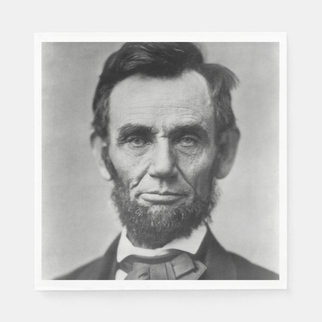Serviette En Papier Abraham Lincoln (Devant)